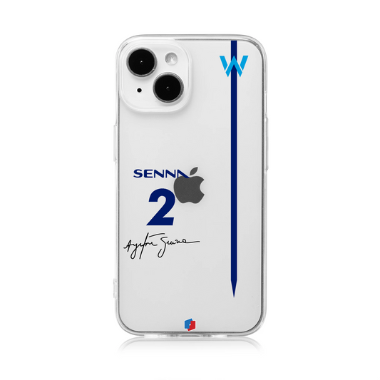 Williams Ayrton Senna F1 Clear Phone Case