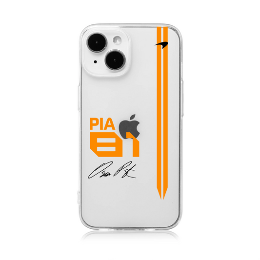 Mclaren Oscar Piastri F1 Clear Phone Case