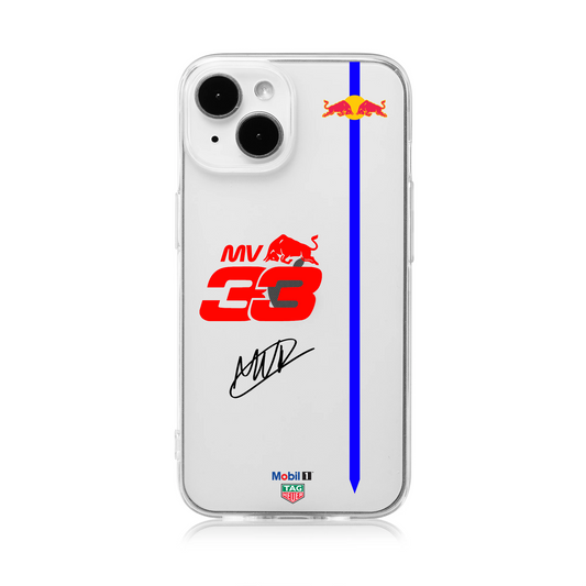 Redbull Max Verstappen F1 Clear Phone Case
