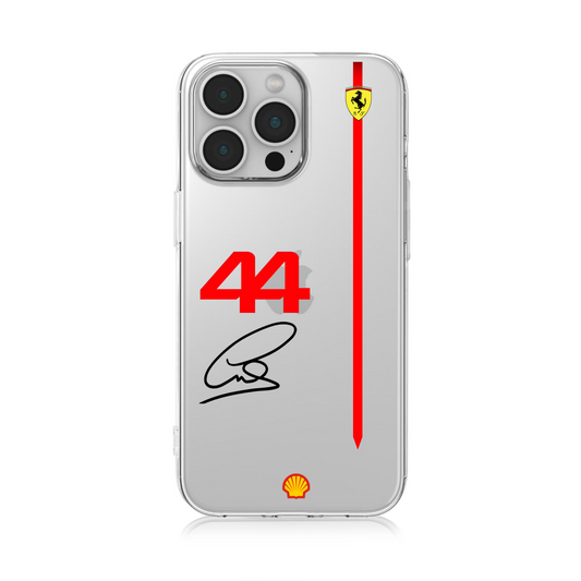Ferrari Lewis Hamilton F1 Clear Phone Case