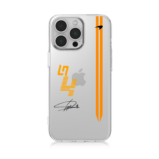Mclaren Lando Norris F1 Clear Phone Case