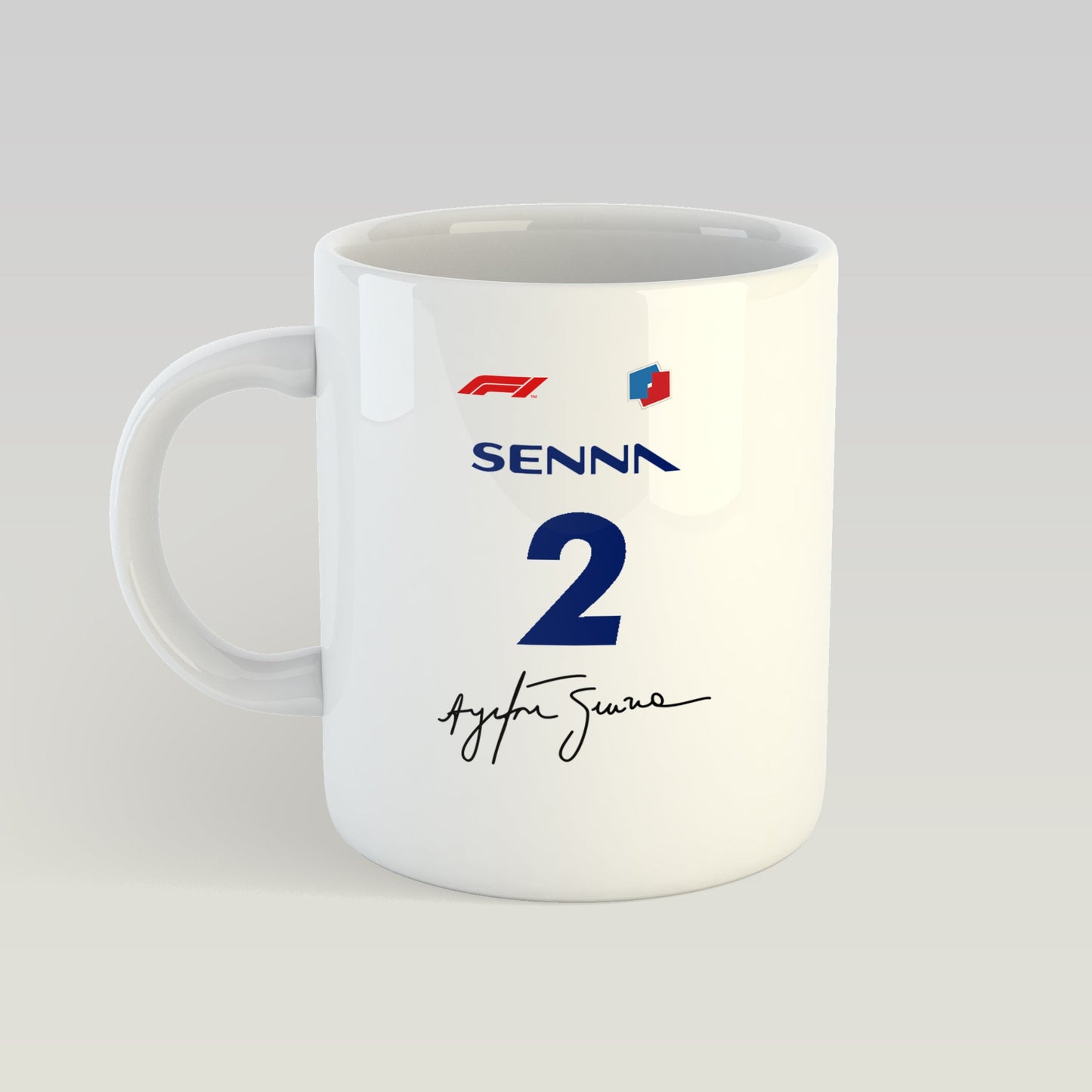 Williams Ayrton Senna F1 Mug