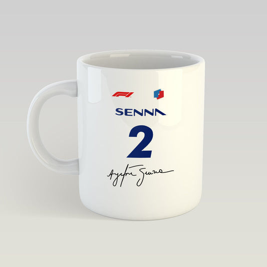 Williams Ayrton Senna F1 Mug
